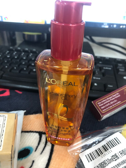 欧莱雅(LOREAL)奇焕润发精油护发素100ml两支套装(所有发质+烫染发质+旅行装100ml*2)(赠品随机发货) 晒单图