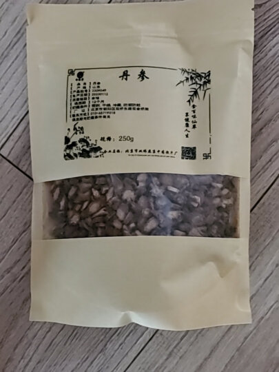 食味草精选丹参250克 紫丹参可磨粉大丹参片 红丹参丹参茶 晒单图