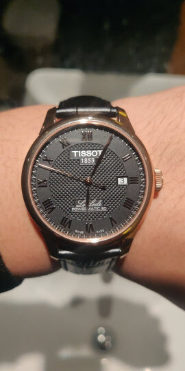 天梭（TISSOT）瑞士手表 力洛克系列腕表 皮带机械男表 T006.407.36.053.00 晒单图