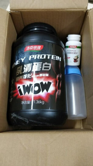 汤臣倍健 乳清蛋白粉营养强化固体饮料1360g(香草味)3磅 增肌粉 瘦人瘦子增肌粉营养健身蛋白质粉 晒单图