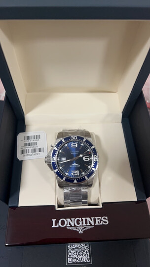 浪琴（LONGINES）瑞士手表 康卡斯潜水系列 机械钢带男表L37424566 晒单图