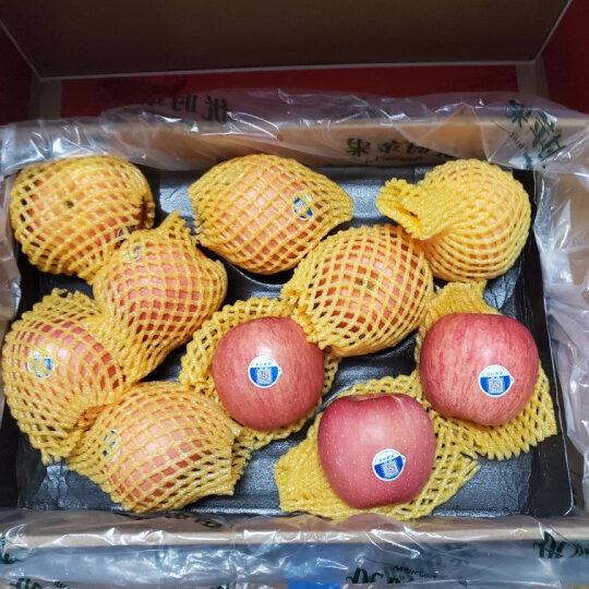 京鲜生 陕西洛川红富士苹果4.8斤 果径75mm 新鲜水果 源头直发 晒单图
