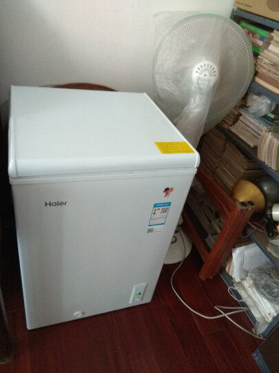 海尔(Haier) 102升家用冷藏冷冻转换冰柜 节能单温母乳冷柜小冰箱 BC/BD-102HT 晒单图