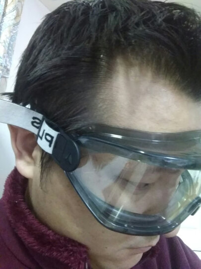 代尔塔 防护眼镜 防沙风护目镜 透明镜片 防冲击防雾防化防飞溅 劳保骑行挡风眼罩101104 透明 晒单图
