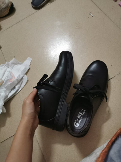 厨王皮鞋厨师鞋男厨房专用防滑工作鞋防水防油耐磨夏季安全防护 厨王9号防滑厨师鞋-黑色款 42 晒单图