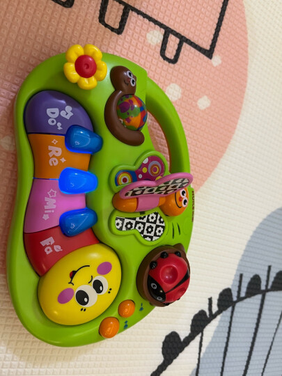 汇乐玩具 手敲琴电子琴儿童玩具0-1-3岁婴幼儿宝宝早教玩具生日礼物 晒单图