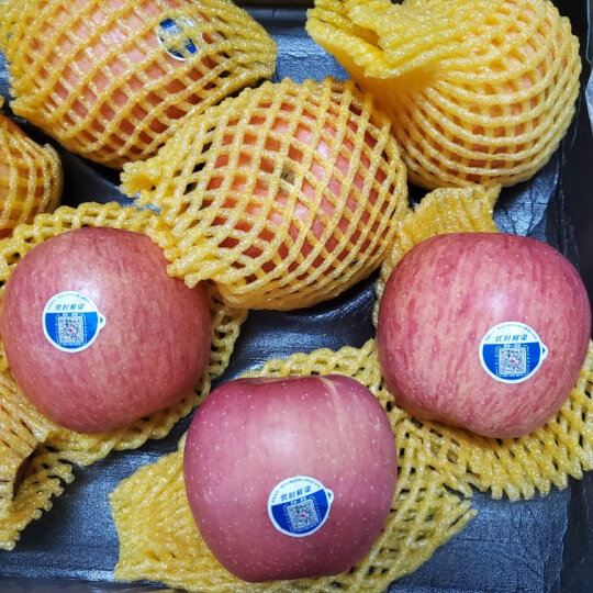 京鲜生陕西洛川红富士苹果12粒 4.2斤  单果160g-180g 生鲜 水果 晒单图