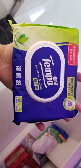 得宝(Tempo) 湿厕纸 洋甘菊 40片装 可搭配卫生纸使用 晒单图