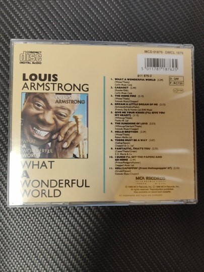 Louis Armstrong 路易斯·阿姆斯特朗 美妙世界 进口CD唱片 爵士乐 晒单图