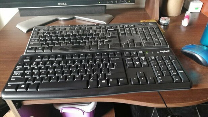 罗技(Logitech)MK120 键鼠套装 有线键鼠套装 办公键鼠套装 电脑键盘 笔记本键盘 联想全尺寸 黑色 晒单图
