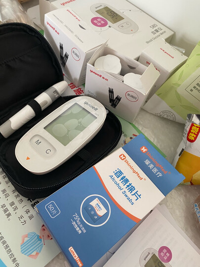 鱼跃(YUWELL)血糖仪580套装 家用智能免调码(赠50片试纸+50支采血针) 晒单图