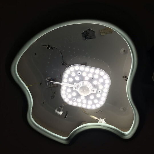 欧普（OPPLE） led吸顶灯改造 灯板 灯带灯条LED圆形节能灯珠灯泡贴片光源 12W【19-40cm适用】白光 晒单图