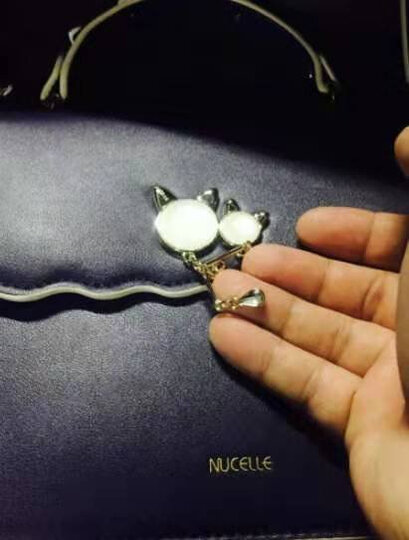 纽芝兰(NUCELLE)包包女包单肩包铆钉手提包女士韩版ck包斜挎红色小方包潮流手机包 149酒红色 晒单图