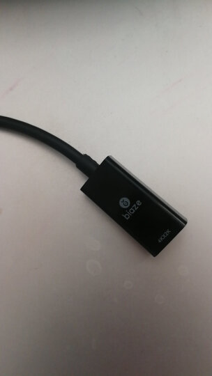 毕亚兹 Mini DP转HDMI/VGA转换器二合一4K高清 支持Surface苹果雷电电脑笔记本接投影仪显示器扩展坞 zh43铝 晒单图