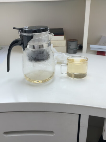 金灶（KAMJOVE）玻璃茶壶飘逸杯 泡茶壶茶道杯 花茶壶红茶泡茶器茶水分离杯TP-757 搭配玻璃杯2个 晒单图