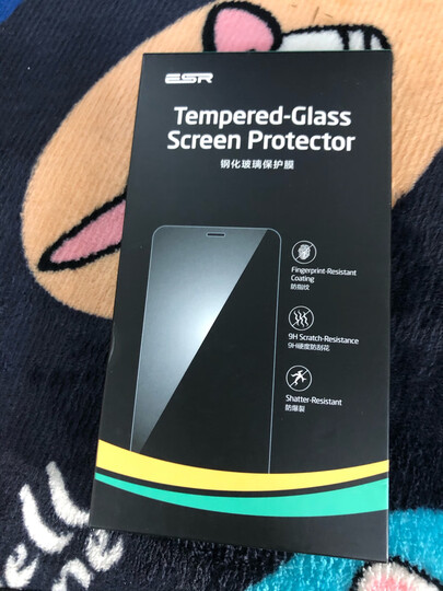 亿色(ESR)苹果X/XS钢化膜背膜 iPhone X/XS通用钢化后膜 全屏覆盖高清防爆防指纹玻璃保护手机后背贴膜 黑色 晒单图