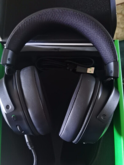 雷蛇（RAZER）雷蛇北海巨妖7.1幻彩头戴式立体声音乐游戏耳机耳麦 韦神同款 吃鸡绝地求生 7.1V2-黑色 晒单图