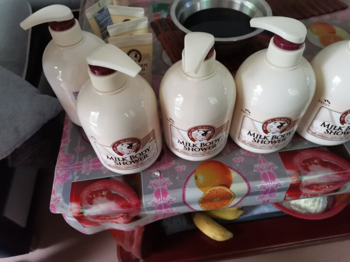 所望SOMANG牛奶沐浴露750ml （韩国原装进口沐浴乳） 晒单图