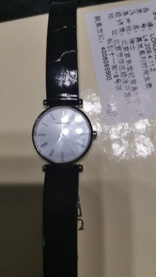 浪琴(Longines)瑞士手表 嘉岚系列 石英皮带女表 L42094112 晒单图