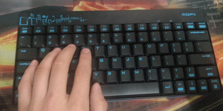 摩天手(Mofii) X130S 无线键鼠套装 薄款防溅水静音省电键盘 家用办公笔记本台式套件 白色 晒单图