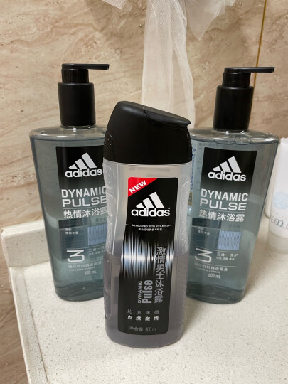 阿迪达斯 （adidas）男士洗护二合一运动后舒缓香波沐浴露400ml 持久留香控油温和清洁 晒单图