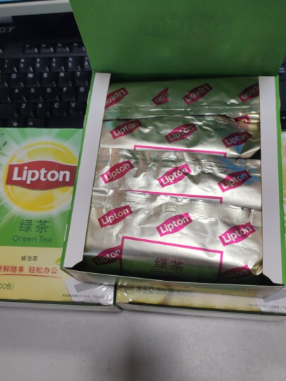 立顿Lipton  绿茶  量贩装茶叶 办公室酒店茶水间用茶 独立茶包 镀铝包 2g*80包 晒单图