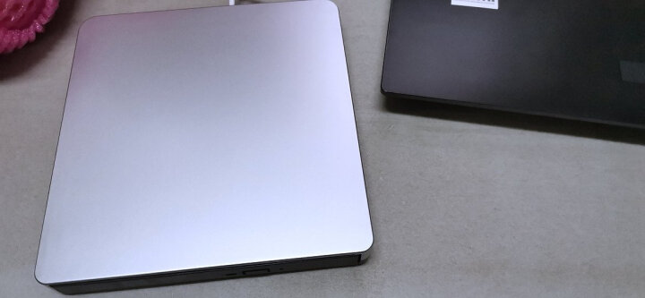 DALNOS 外置光驱DVD移动光驱 USB刻录机外接笔记本电脑MAC微软通用型（教学专供款） 银白色 蓝光DVD版 USB2.0  顺丰速递 晒单图
