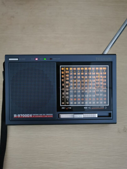 德生（Tecsun）R-9700DX 全波段半导体 二次变频立体声 短波收音机（银灰色） 晒单图