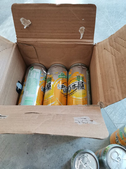 汉斯小木屋 果啤 橙味果啤 果味饮料 500ml*12听 整箱 橙色 橙味果啤 晒单图