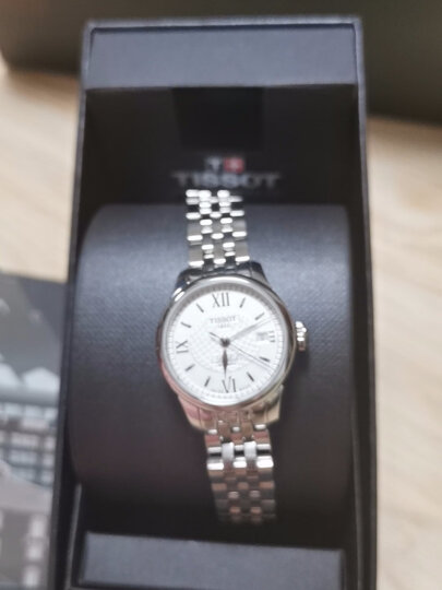 天梭（TISSOT）瑞士手表 力洛克系列腕表 钢带机械女表T41.2.183.34 晒单图