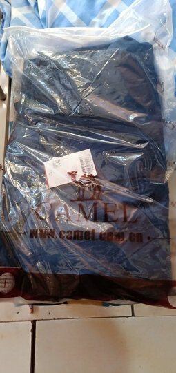 骆驼户外(CAMEL) 冲锋衣男女防污防水三合一两件套冲锋衣男 A7W21a7127 宝蓝 L 晒单图