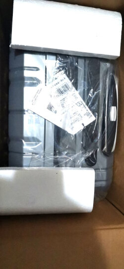 爱华仕行李箱20英寸小型拉杆箱旅行箱男拜耳PC可登机密码箱皮箱子女银色 晒单图