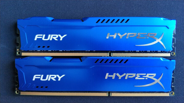 金士顿 (Kingston) FURY 8GB DDR3 1600 台式机内存条 Beast野兽系列 蓝色 骇客神条 晒单图