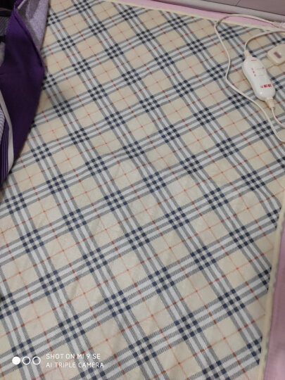 彩虹电热毯双人电褥子大宽幅电毯子 长1.8米 宽1.7米（花色随机）JD110  新老包装随机发货 晒单图