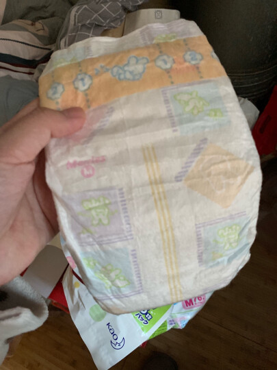 花王妙而舒纸尿裤S82片(4-8kg)小号婴儿尿不湿柔软透气 晒单图