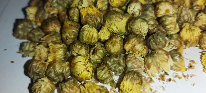 中国香港品牌 虎标 茶叶 花草茶 菊花茶 胎菊花茶 桐乡胎菊 杭白菊120g 晒单图