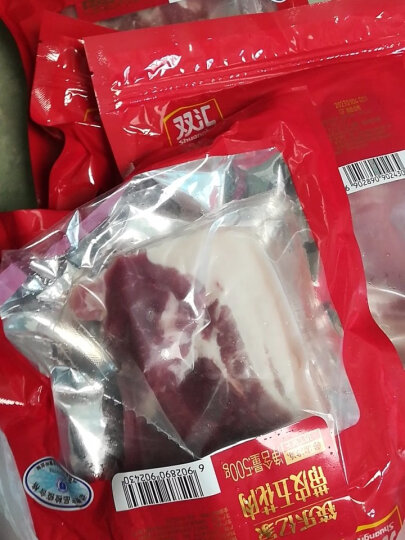 双汇 国产猪里脊肉500g 冷冻猪通脊猪柳肉猪里脊宝宝铺食 猪肉生鲜 晒单图