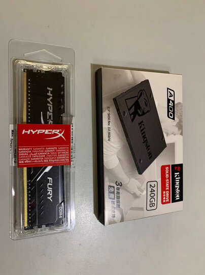 金士顿(Kingston) DDR4 2400 8GB 台式机内存条 骇客神条 Fury雷电系列 晒单图