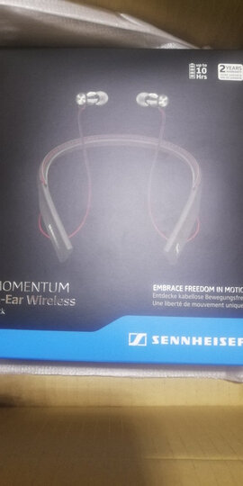 森海塞尔(Sennheiser)Momentum in-ear 馒头 无线蓝牙手机耳机 运动耳机 颈挂式耳机 黑色 晒单图
