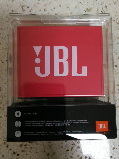 JBL GO 音乐金砖 蓝牙音箱 低音炮 户外便携音响 迷你小音箱 可免提通话 玫瑰红 晒单图
