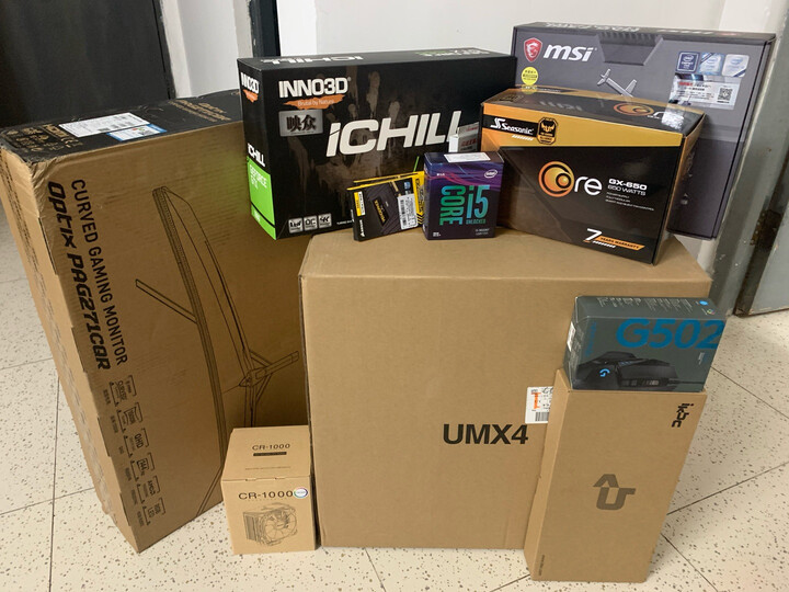 乔思伯(JONSBO)UMX4 侧透标准版 银色 中塔式机箱 (支持ATX主板/全铝外壳/双面5.0厚度钢化玻璃) 晒单图