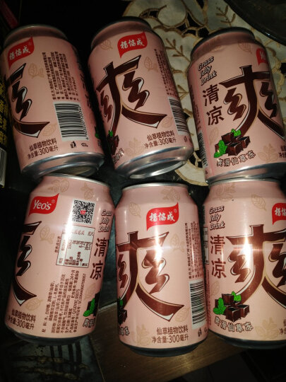 杨协成 清凉爽 清凉茶含仙草冻果肉果粒植物饮料300ml*6罐 晒单图