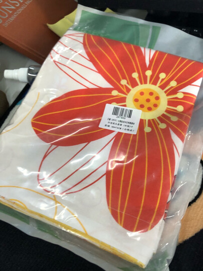 艾薇 床品家纺 全棉枕套纯棉枕头套一对(夏日暖阳48*74) 晒单图