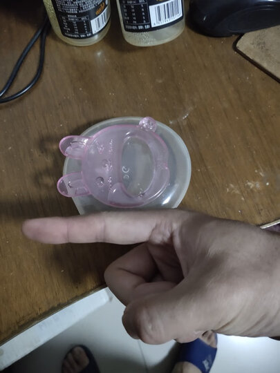 贝亲(Pigeon)婴儿磨牙棒 婴儿注水牙胶 葡萄状 4月以上使用 NA17 晒单图