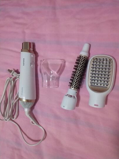 飞利浦(PHILIPS)电卷发棒 吹风 造型梳 梳子 卷直两用 卷发器 快干 适用粗硬发质 细软发质HP8663 晒单图