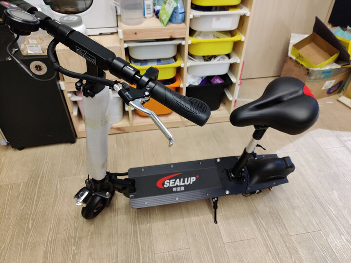 希洛普(SEALUP) 锂电池折叠迷你电动车 城市便携电瓶车 电动滑板车 可折叠电动车电瓶车 Q9/国家3C电机/15.6AH /50-60km 晒单图