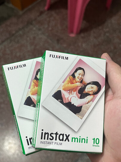富士（FUJIFILM）INSTAX 一次成像相机  MINI8相机 限量版闺蜜小白 入门套餐（10张胶片） 晒单图