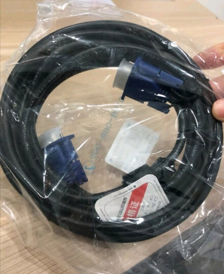胜为(shengwei)VC-6030 3+9阻燃VGA高清信号连接线 3.0m 双磁环电脑电视连接线 显示器视频数据线 晒单图