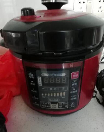 美的(Midea)电压力锅6升双胆大容量高压锅 一键排气 七段调压 开盖收汁 WQC60A5(李现推荐) 晒单图