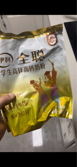 伊利女士高铁高钙奶粉400g 4亿益生菌 0蔗糖 叶酸+VC 高纤 25g*16条 晒单图